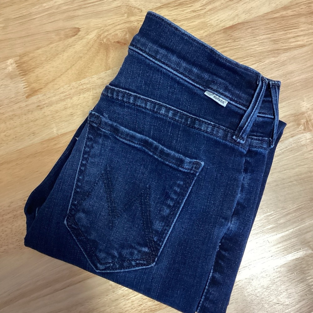 Ladies Mother Jeans The Rascal‎ Ankle Snippet Frayed Style 1854-104 - Size 23